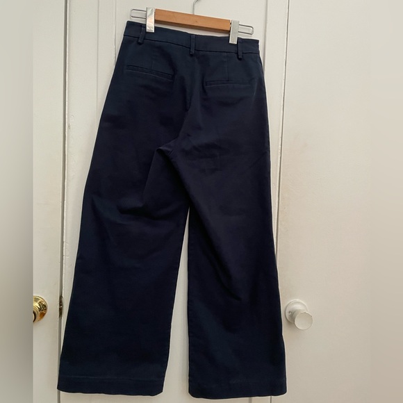 SOLD Navy Frank and Oak cotton trousers - Picture 3 of 7